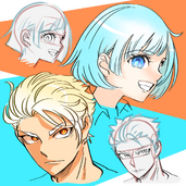 【大津京駅前】イラスト教室 キャラクターの顔の描き方
