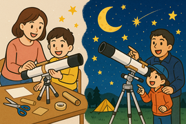 天体望遠鏡制作＆天体観測（その1）