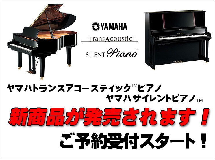 ヤマハトランスアコースティックピアノ＆サイレントピアノ　～いつでも、お好きな時に　ピアノ演奏～