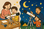 2025夏　天体望遠鏡制作＆天体観測